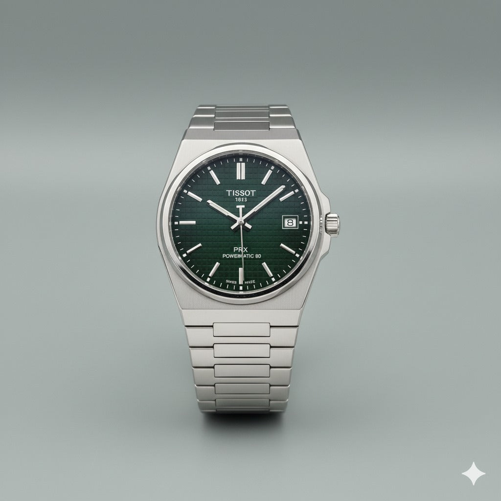Tissot PRX Powermatic 80 – Green Dial Edition
